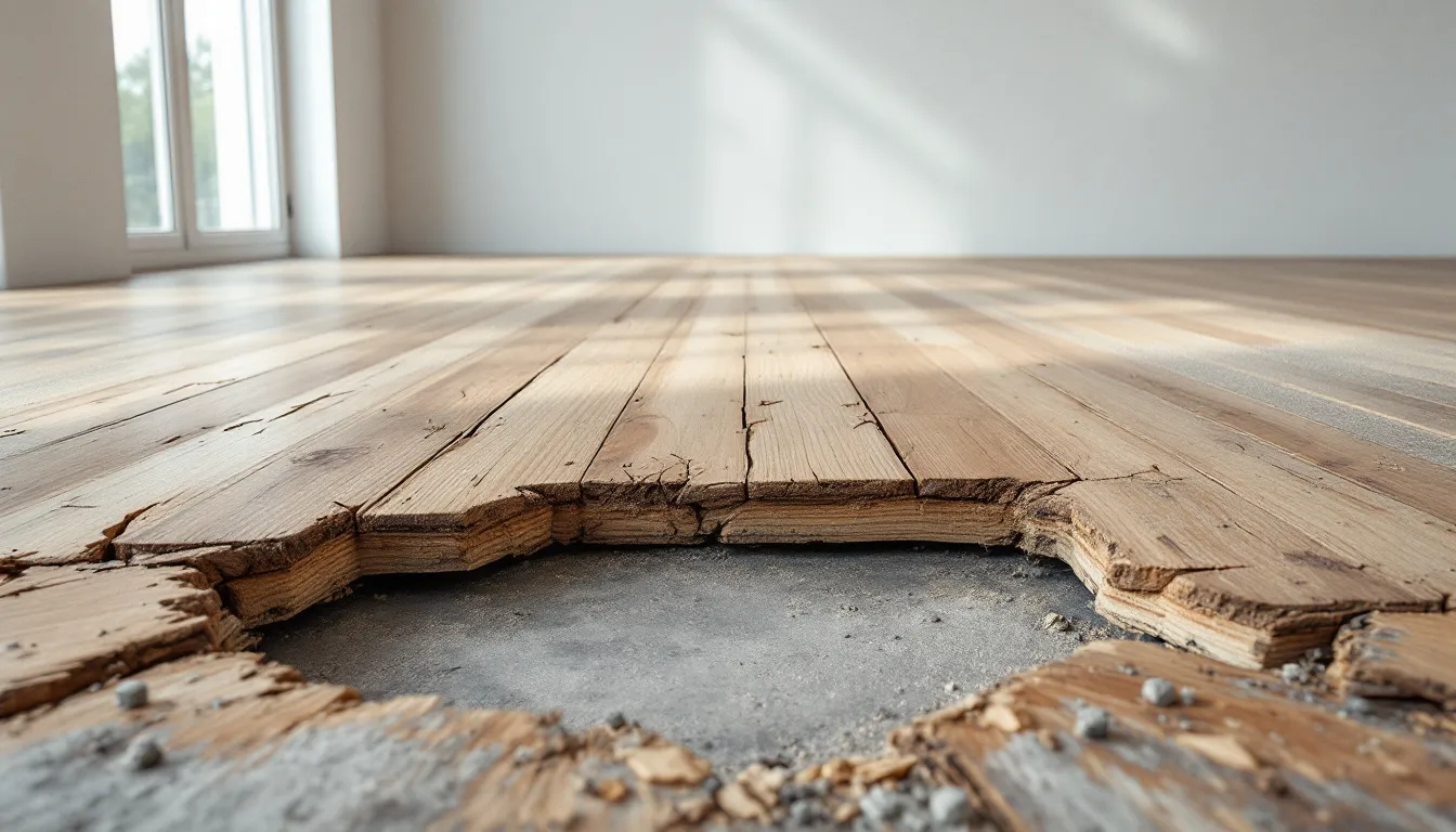 Houten vloer vervangen door (schuim)beton Houten vloer vervangen door (schuim)beton
