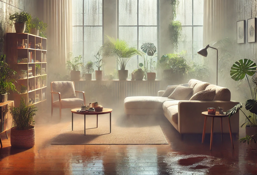 luchtvochtigheid in huis 70